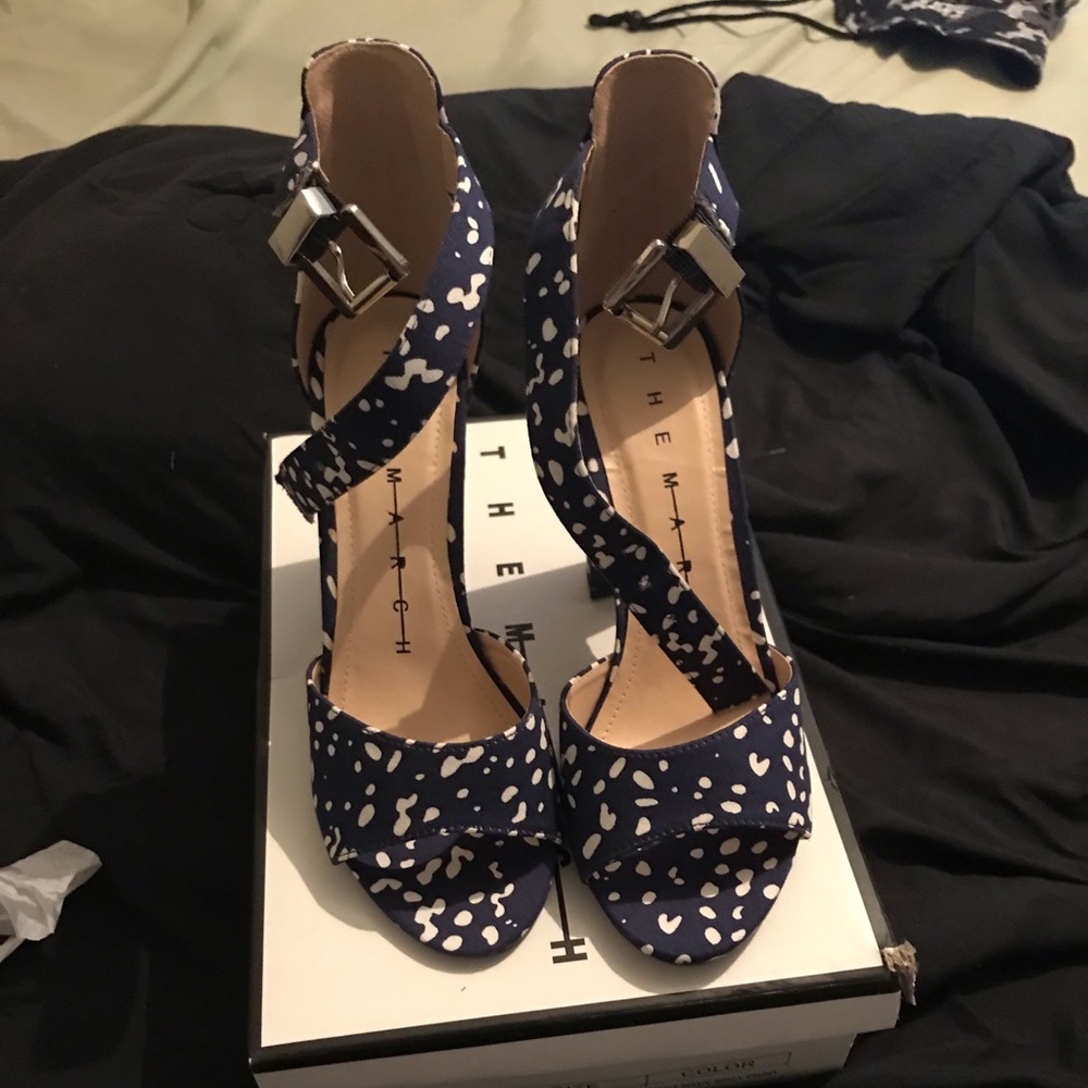 High heel shoes